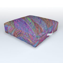 Shockwave Outdoor Floor Cushion | Cosmic, Supernova, Astral, Purple, Space, 5Thdimension, Energy, Burnout, Abstract, Soul 
