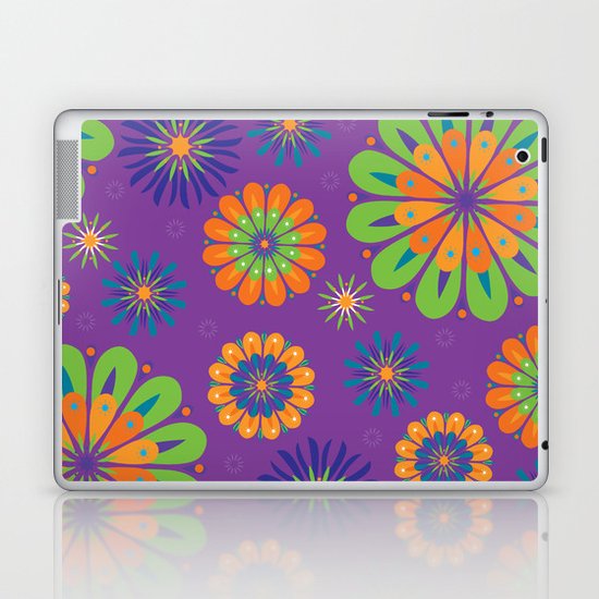 Psychoflower Purple Laptop & iPad Skin