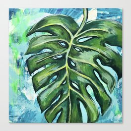 Monstera Leaf  Canvas Print