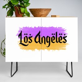 Los Angeles (Typography Design) Credenza