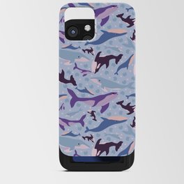 Whales Everywhere iPhone Card Case