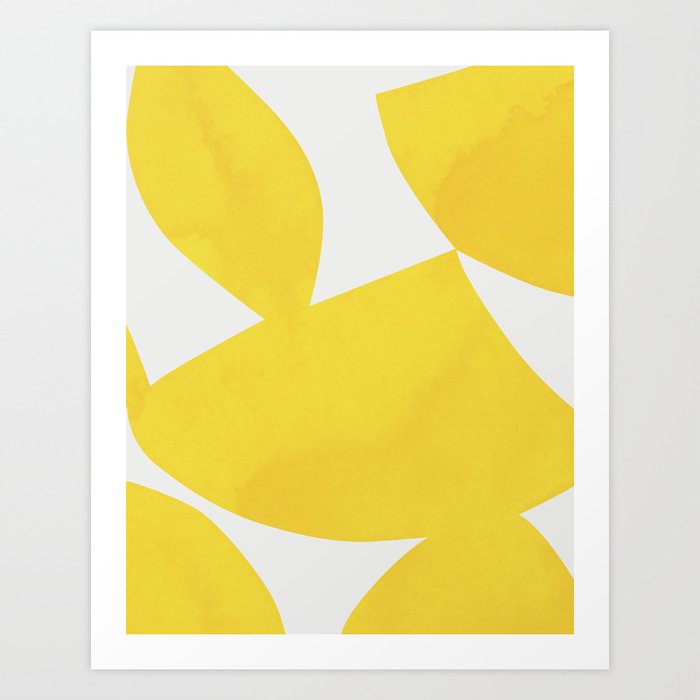 Close to Yellow 02 Art Print