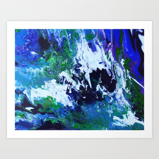 Arctic Moss Art Print