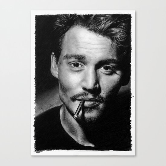 Dear Mr. Depp Canvas Print
