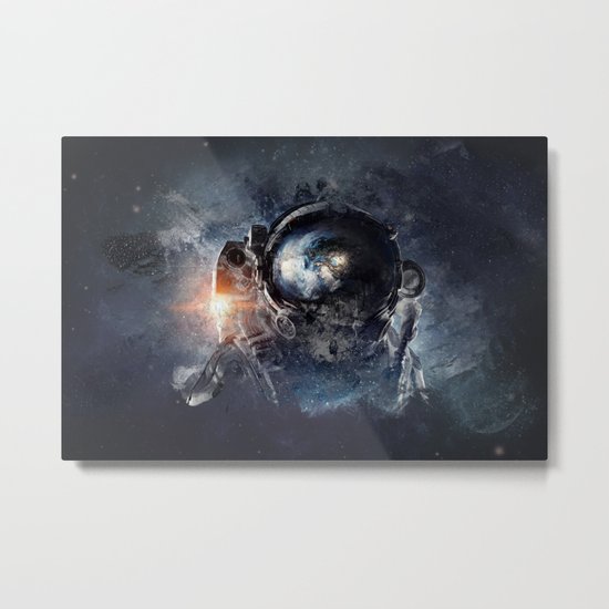 Maybe Planetary Metal Print