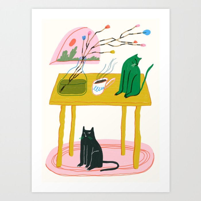 It's A Cozy Afternoon Art Print