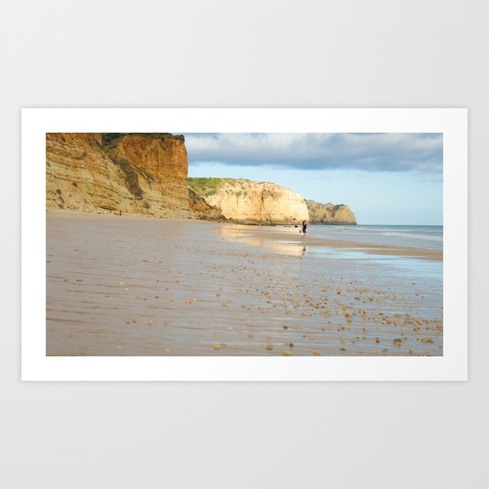 Infini Lagos Plage Algarve Portugal Art Print By Jsebouvi