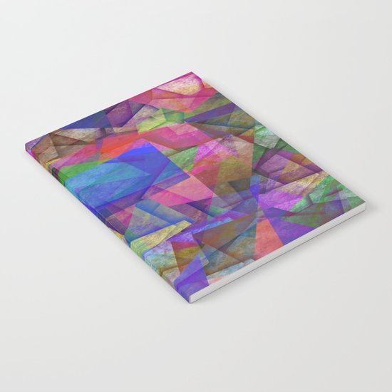 Pieces Of colour - Abstract, colour fragments Notebook