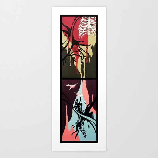 diptych Art Print