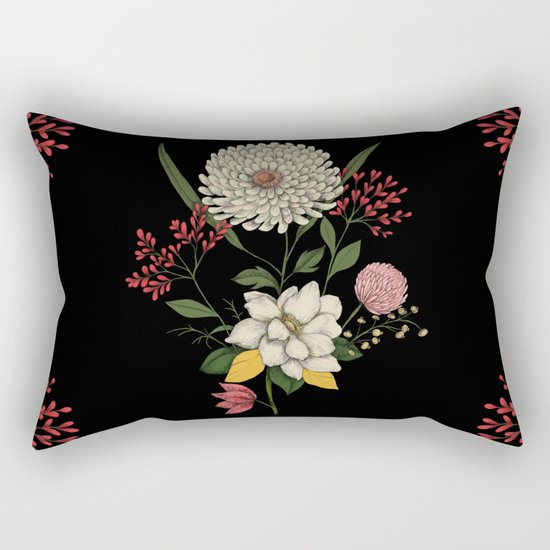 Bouquet Rectangular Pillow