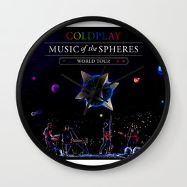 Music The Spheres Cold Tour 2022 Wall Clock