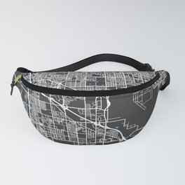 TUCSON Map - Arizona | Black + Colors, Review My Collections Fanny Pack