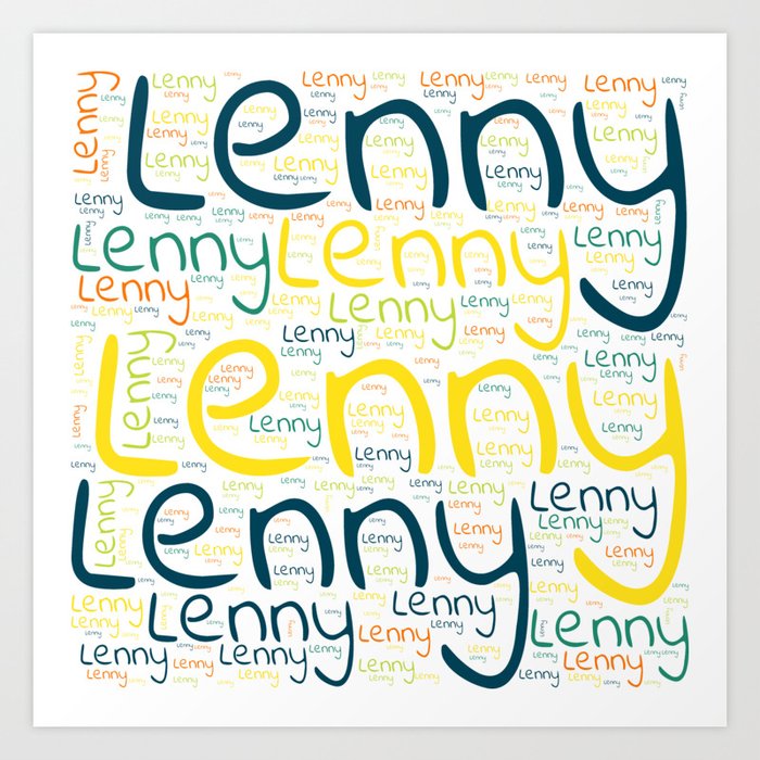 Lenny Art Print