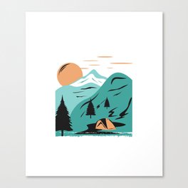 Outdoor Adventure, Mountains Since 1975 Canvas Print