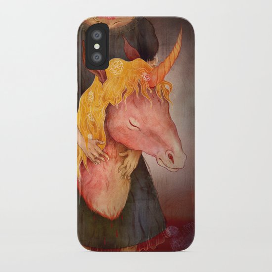 A Girl and Her Horse iPhone Case