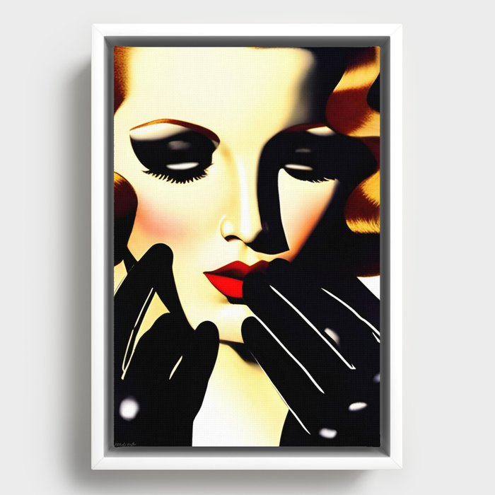 Reluctant Widow - The Mistresses Series Framed Canvas
