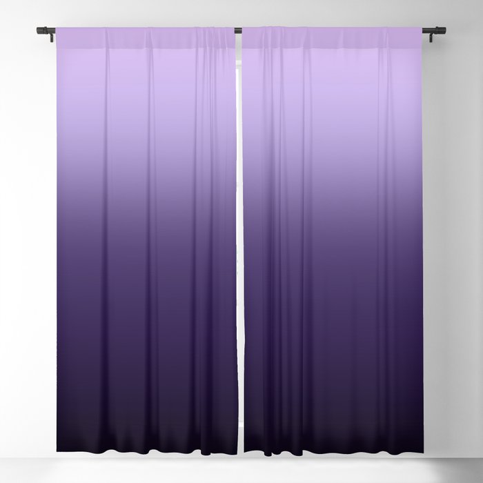 Deep Purple Ombre Blackout Curtain