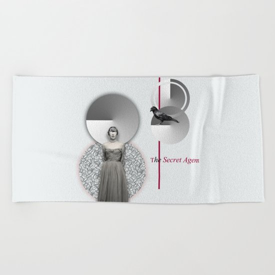 The Secret Agent Beach Towel