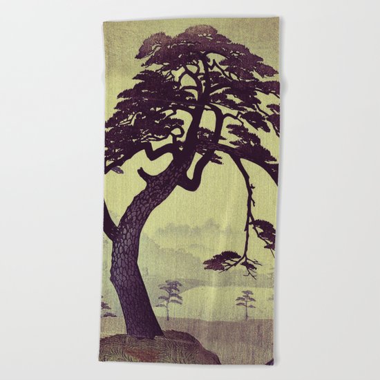 Old Man Standing Beach Towel