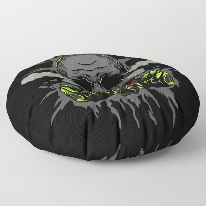 The Skull Floor Pillow