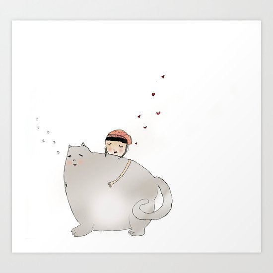 Ringo Smallz and his Mother Art Print