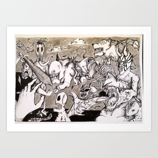 When It Is Dark Enough, You Will See The Stars Art Print