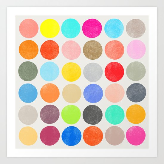 colorplay 1 sq Art Print