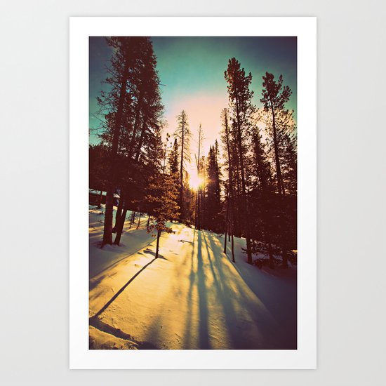Winter Sun Art Print