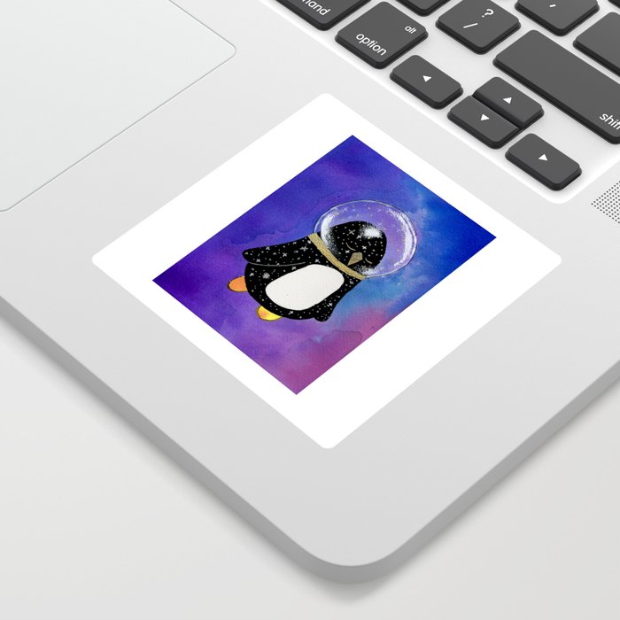 Space Penguin Sticker