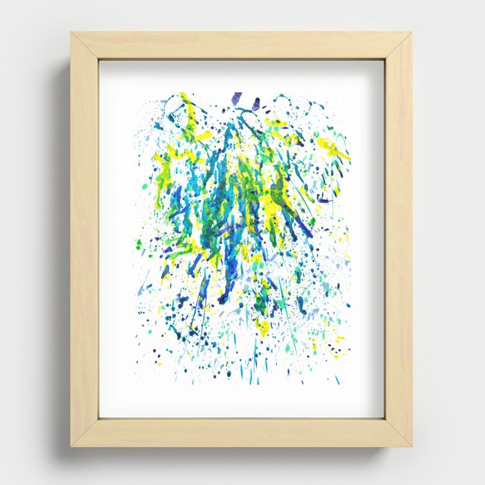 Melted Crayons Recessed Framed Print