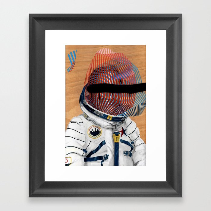 Spaceman No:2 Framed Art Print
