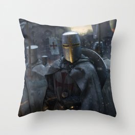 Templars Throw Pillow