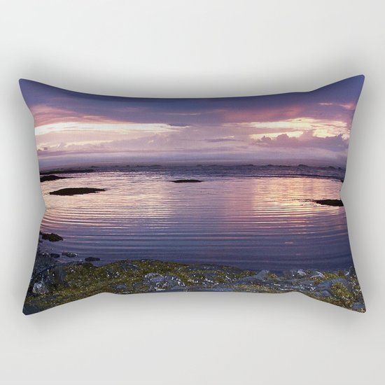 Sunset Split Rectangular Pillow