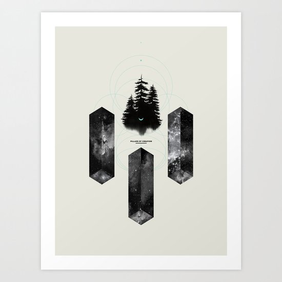 PILLARS OF CREATION Art Print