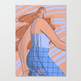 Walking  Canvas Print
