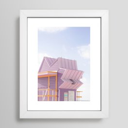 Miami Beach - Lifeguard tower 4 Framed Art Print