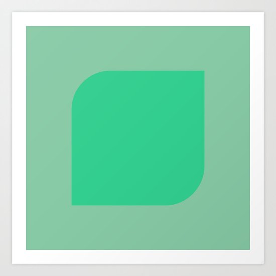 GreenTea Art Print