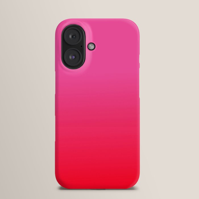 Pink and Red Gradient iPhone Case by AmazingStuff01 | Society6