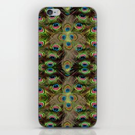 65 MCMLXV Peacock Feathers Pattern iPhone Skin
