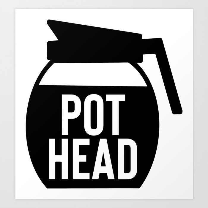 Coffee Pot Head Art Print by Artistic Paradigms Society6