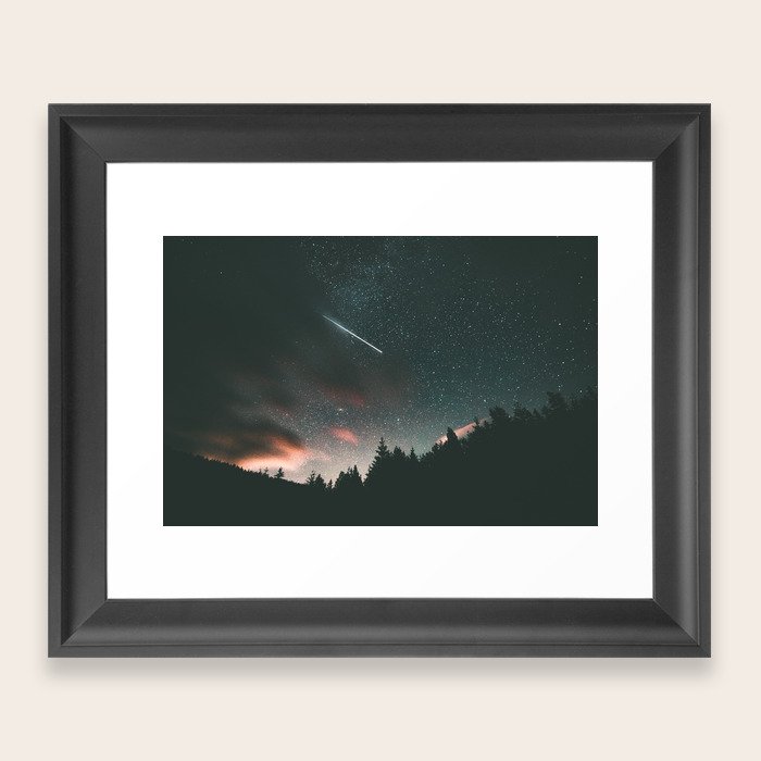 Stars II Framed Art Print by Hannah Kemp Society6