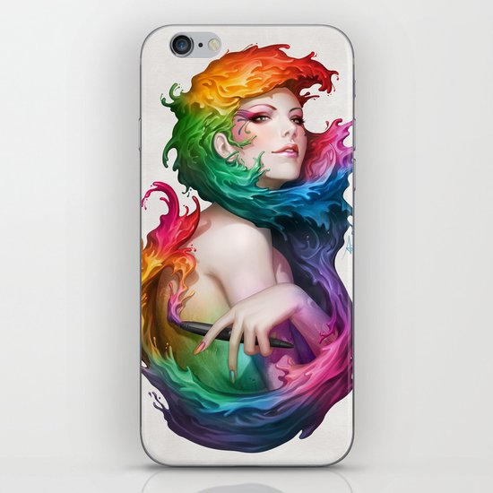 Angel of Colors iPhone & iPod Skin