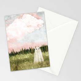 Cotton candy skies Stationery Card