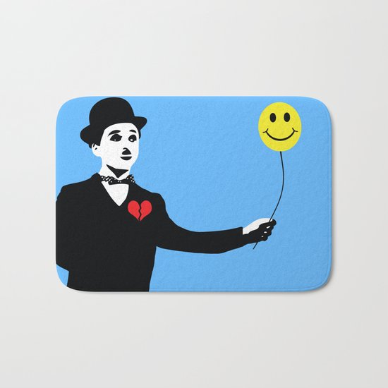 Silent Prodigy - Charlie Chaplin Bath Mat
