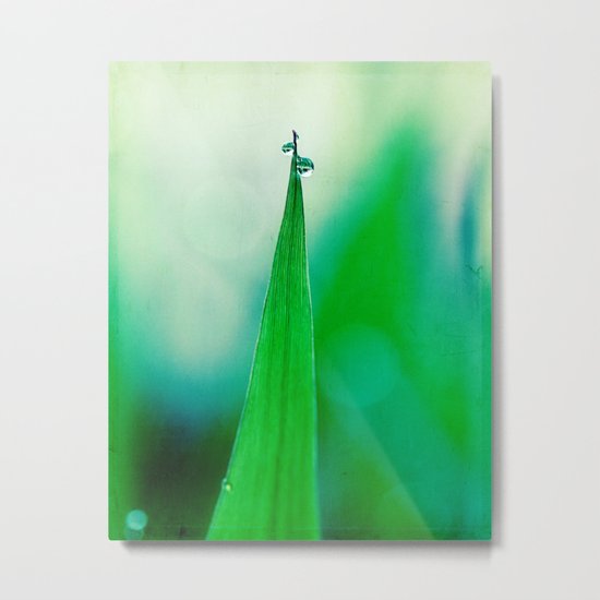 two drops Metal Print