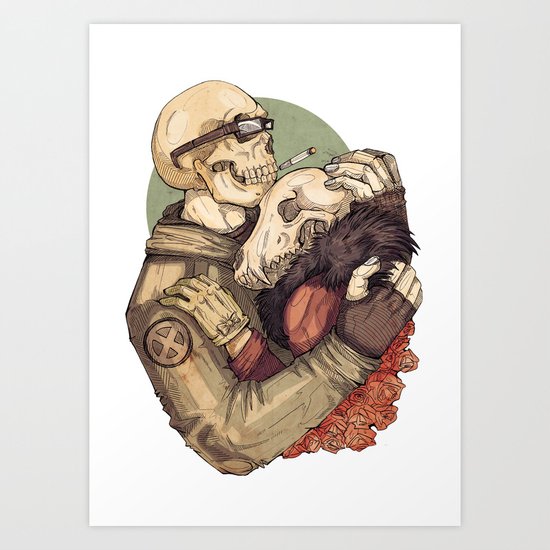 Weird Love Art Print