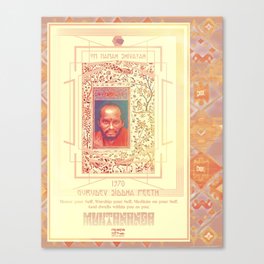 Muktananda; Om Namah Shivaya Canvas Print
