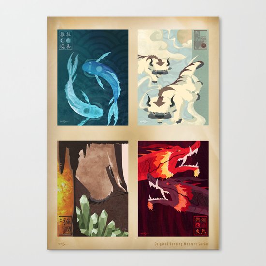 Original Bending Masters Series Canvas Print
