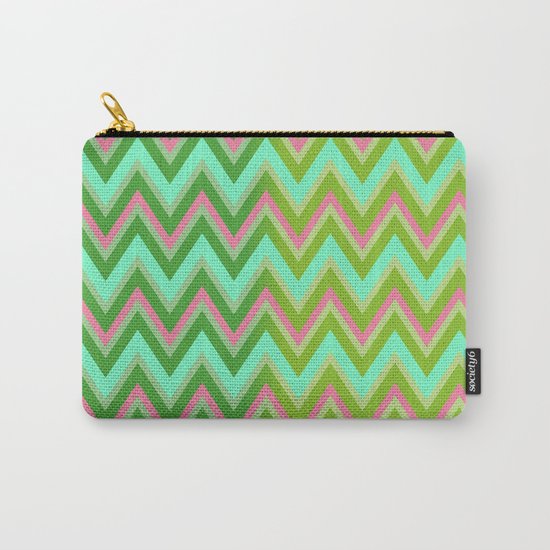 HappyChevron Carry-All Pouch