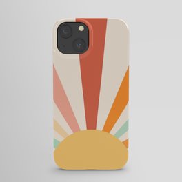 Boho Sun Colorful iPhone Case
